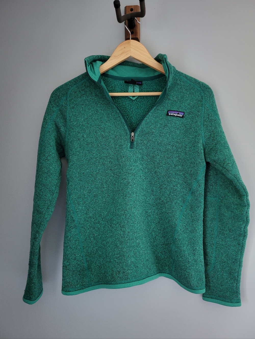 Patagonia Women's Better Sweater Jacket Size S, Green, 1/4 Zip, Fleece